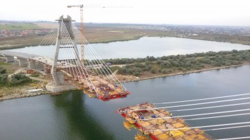 PLOUĂ CU BANI pe noul pod de la Agigea! Se reactualizează devizul general, după 5 ani de lucrări